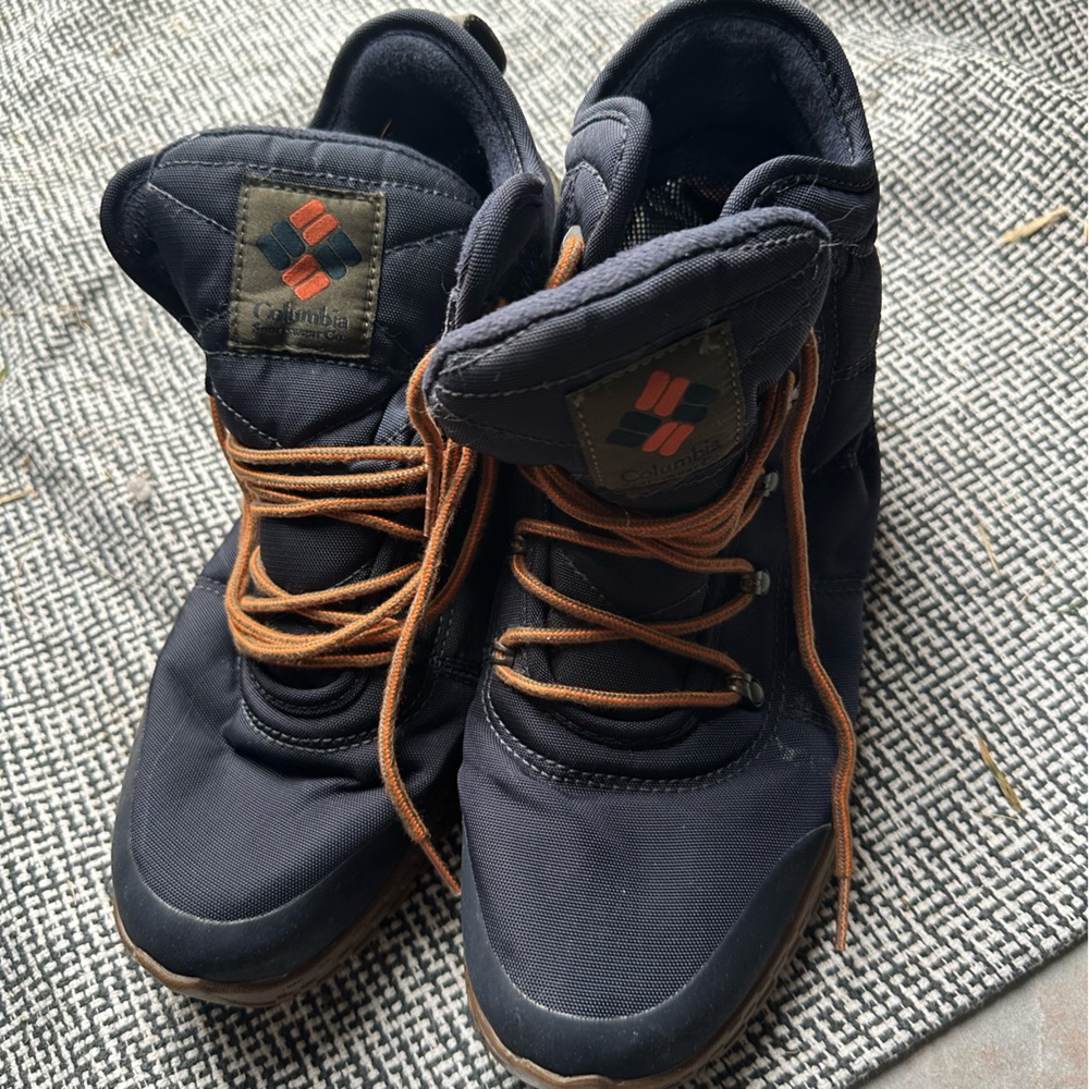 Columbia Black and Brown Men's Boots